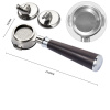 COFFEEART Portafilter 58mm 3in1 DARK Rosewood A
