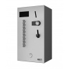 Sanela Automaty Nástenný mincový automat pre 1-8 jednofázových spotrebičov, antivandal, matná nerezová SLZA 04L