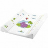 Detská prebaľovacia podložka Hippo v bielej farbe s metrom - 70x50x10 cm 1ks