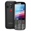mobilný telefón myPhone Halo 4 64 MB / 128 MB 4G (LTE) čierny (Veľká obrazovka, myPhone Halo 4 LTE, veľká batéria, hlasité hovory, 3,5 palca)