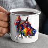 Smaltovaný hrnček DOBERMAN Pre praváka