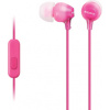 SONY sluchátka MDR-EX15AP, handsfree, růžové