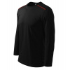 Malfini LONG SLEEVE 112 Tričko unisex Čierna, M