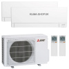 Klimatizácia Mitsubishi AY multisplit 2x 2,5kW + vonk.j. 4,2kW
