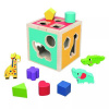 Tooky Toy: Drevené triediace krabice - Zvieratá a tvary