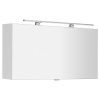 Sapho CLOE galérka s LED osvetlením, 100x50x18cm, biela