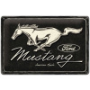 NOSTALGIC ART ceduľa FORD MUSTANG LOGO black