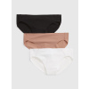 GAP Farebné dámske nohavičky no-show bikini, 3ks biela M GAP 1200054225575