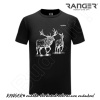 Tričko RANGER® - JELEŇ A LAŇ - a Čierna 4XL
