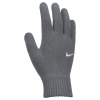 Nike Youth Swoosh Knit Gloves Grey/White L/XL