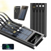 RÝCHLA POWER TAŠTIČKOVÁ BANKA 20000 mAh FOREVER 2xUSB SILNÝ ČIERNY KÁBEL