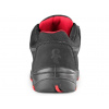 Obuv CXS ROCK APLIT S3, poltopánka, čierno-červená, veľ. 43