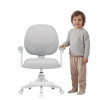 Detská sivá otočná stolička Junior 3.1 Grey, JUNIOR 3.1 GREY SKL2