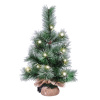 Solight vianočný stromček 45cm, 15LED, 3x AA, IP44, časovač