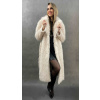 Max Original Leather Kabát z umelej kožušiny 10311-3 off white (34/XS) - Off white - 34/XS