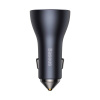 Baseus CGJP010013 Nabíjačka do Autá Triple Quick Charger USB/USB-C/USB-C 65W Dark Grey (6932172610289)