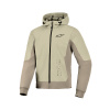 Textilní bunda RADIUM TECH HOODIE, ALPINESTARS (písková/hnědá, vel. L)