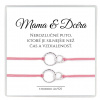 Náramky Mama & Dcéra prepletené kruhy