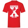 Generácia X - Červená , Pánske , S