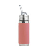 Pura TERMO fľaša so slamkou 260ml Rose