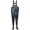 PORTWEST STELLITE CHEST WADER S5 FW74 / Bezpečnostné brodiace čižmy, prsačky S5 - čierna 45