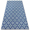Eoshop Koberec COLOR 19246/699 SISAL Květiny Modrý (Velikost: 140x200 cm)