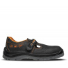 Bennon Lux S1 Sandal Bezpečnostné sandále čierna/oranžová 44
