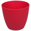 PLASTKON Ella Mat dekorativní květináč magenta průměr 21 cm