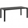 Livetastic JEDÁLENSKÝ STÔL, čierna, tmavosivá, 180/90/75 cm - Stoly - 002465005601