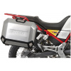Shad kompletná sada bočných hliníkových kufrov SHAD TERRA 36L/47L, vrátane montážnej sady SHAD MOTO GUZZI V 85 TT