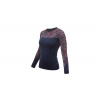 Dámske funkčné tričko s dlhým rukávom Sensor Merino Impress Blue/origami XL