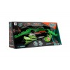 Luk 27cm + 2 šípy plast 2 farby v krabici 29x13x7cm
