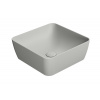 GSI SAND keramické umývadlo na dosku 38x38 cm, cenere mat SPH 903817