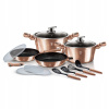 Berlingerhaus SADA GRANITOVÝCH HRNCOV BH-7058 ROSE GOLD 13 KUSOV.