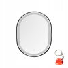 Zrkadlo Zuma Line nástenné okrúhle, kovový rám, 50 x 70 mm
