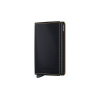 Secrid Slimwallet Matte Black & Ochre SM-Black-Ochre