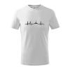 Ekg Jeseníky - Tričko detské bavlnené - 122 cm/6 rokov ( Biela )