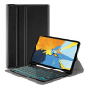 Techsuit CozyTab ochranné Puzdro (s Držiakom na Ceruzku / RGB Klávesnicou) - iPad Pro 11 (2018/2020/2021/2022) - Čierne