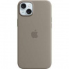 Kryt na mobil Apple iPhone 15 + Silicone Case with MagSafe - Clay -MXQU3ZM/A