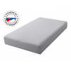 Wilsondo Detská napínacia plachta Sante Jersey 120x60 - silver
