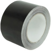 Dalap Černá hliníková lepící páska, 50 mm (50 m) do 120 °C