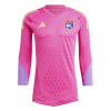 adidas Olympique Lyonnais Tiro 23 Long Sleeve Goalkeeper Shirt Adults Team Magenta S