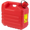 Kanister na benzín - 10L kanister s červeným palivom s zakopaným lievikom (10L kanister s červeným palivom s zakopaným lievikom)