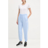 Tepláky adidas Essentials Linear s potlačou, JC5951 modrá S