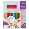 FABER-CASTELL Pastelky Colour Grip Unicorn 24 ks