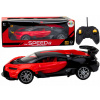 Diaľkovo ovládané športové auto červené 1:16 RC Auto