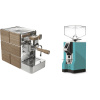 Stone Espresso Mine Premium Wood + Eureka Mignon Specialita, CR tiffany blue