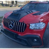 Oneway výdech kapoty Mercedes X-Class W470 -- od roku výroby 2017 - matná černá SLEVA 5%