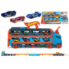 Autodráha - Horúce kolesá Transportérové autá preteká Tóra +3AUTA (HOT WHEELS TRANSPORTER AUTA ZÁVODNÉ TRASY +3 autá)
