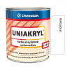 Chemolak S2822 Uniakryl 0100 biela - Farba na značenie ciest, na asfalt a betón 0,75l